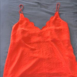 Orange tank top
